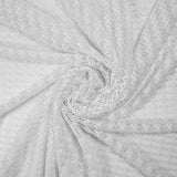 Dentelle graphique blanche