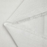 Lin viscose uni blanc