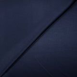 Satin polyester uni Inès bleu marine