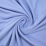 Cornflower blue cotton polo knit