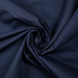 Voile polycoton bleu marine