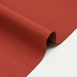Sergé polyester rouge orangé