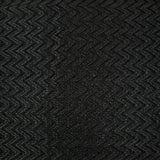 Dentelle polyester chevron noir fond noir