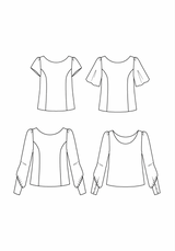 Patron de couture blouse CICADELLA