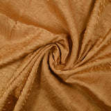 Polyester froissé Romane jaune miel
