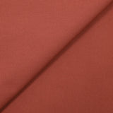 Coton uni brique