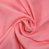 Crepé de China de seda y acetato rosa Malabar