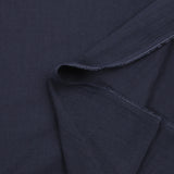 Double gaze de coton bleu marine