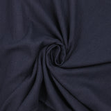 Double gaze de coton bleu marine