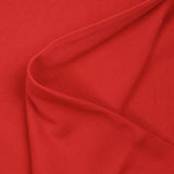 Jersey bord-côte tubulaire lourd rouge