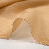 Mousseline crinkle 100% soie unie chair