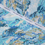 Coton liberty ® Coastal Landscape bleu au mètre