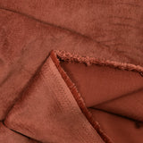 Fine Polyester Velvet Côtes Tomette
