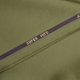 Tissu tailleur 100% laine Super 110's kaki