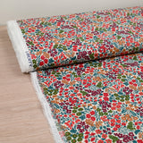 Coton liberty ® Sweet May lie de vin au mètre
