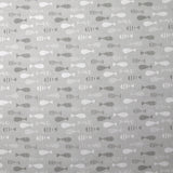 Cotton April Fools print light gray background