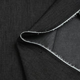Chambray de polycoton noir