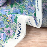 Coton liberty ® Dahlia Dream lavande au mètre