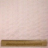 Cotton Vichy Seersucker Bordado Pink Pink Fondo