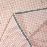 Cotton Vichy Seersucker Bordado Pink Pink Fondo