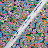 Coton liberty ® Clifford Street vert au mètre