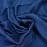 Tencel plain navy jeans