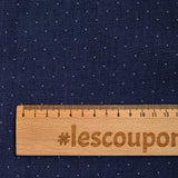 Tencel jeans pois marine