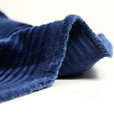 Velours 100% coton côtelé marine