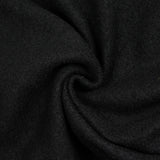100% Laine bouillie noir