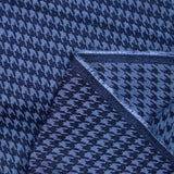 Jacquard de pie de pollo azul marino