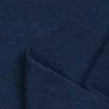 100% Laine bouillie bleu foncé
