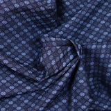 Jacquard polyviscose symphonie fond marine
