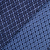 Jacquard polyviscose symphonie fond marine