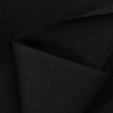 Black fine wool twill