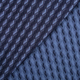 Jacquard polyviscose diagonale fond marine