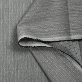 Popeline polycoton jacquard Anatole noir