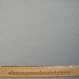 Popeline polycoton jacquard Corentin fond rayé noir et blanc