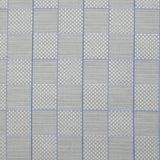 Popeline polycoton tissée-teinte à carreaux Théodore fond gris