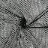 Dentelle de Calais® Calypia noir au mètre