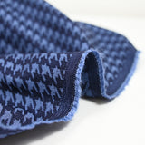 Jacquard de pie de pollo azul marino