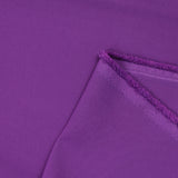 Crêpe polyester violet