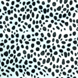 Fausse fourrure poils mi-longs dalmatien