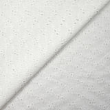 Broderie anglaise Eilidh blanc cassé