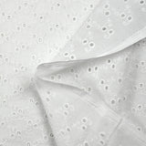 Broderie anglaise Eilidh blanc cassé
