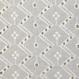Broderie anglaise Tara blanc cassé