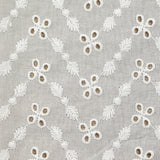 Broderie anglaise Iseult blanc cassé