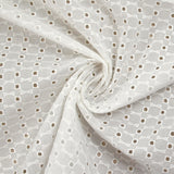 Broderie anglaise Maja blanc cassé