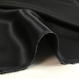 Satin de soie 100% noir