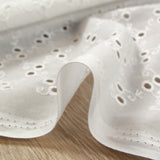 Broderie anglaise Eilidh blanc cassé