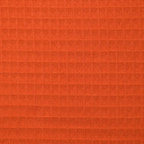 Coton 100% nid d'abeille orange